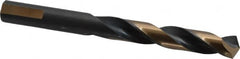 Mechanics Drill Bit: 29/64″ Dia, 135 ™, High Speed Steel, Weldon Shank, Split Point Oxide Finish, 4-5/8″ OAL, RH Cut, Series T1M