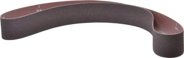 Norton - 2" Wide x 48" OAL, 80 Grit, Aluminum Oxide Abrasive Belt - Aluminum Oxide, Medium, Coated, X Weighted Cloth Backing, Series R228 - Top Tool & Supply