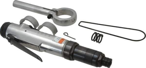 Ingersoll-Rand - 1/4" Bit Holder, 1,000 RPM, Inline Handle Air Screwdriver - 13 to 75 In/Lb Torque, 16 CFM - Top Tool & Supply