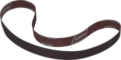 Norton - 1" Wide x 42" OAL, 120 Grit, Aluminum Oxide Abrasive Belt - Aluminum Oxide, Fine, Coated, X Weighted Cloth Backing, Series R228 - Top Tool & Supply