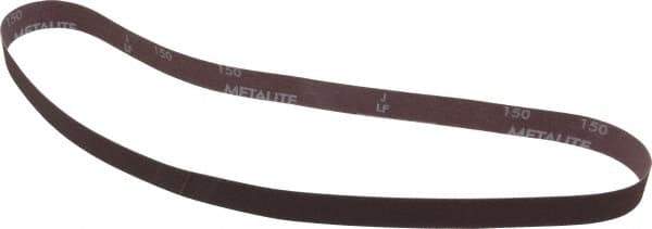 Norton - 1" Wide x 42" OAL, 150 Grit, Aluminum Oxide Abrasive Belt - Aluminum Oxide, Very Fine, Coated, X Weighted Cloth Backing, Series R228 - Top Tool & Supply