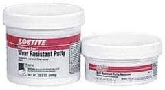 Loctite - 1 Lb Kit Gray Epoxy Resin Putty - -20 to 225°F Operating Temp, 6 hr Full Cure Time, Series 135 - Top Tool & Supply