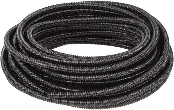 Hubbell Wiring Device-Kellems - 3/8" Trade Size, 100' Long, Flexible Liquidtight Conduit - PVC, 12.6mm ID, Black - Top Tool & Supply