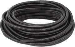 Hubbell Wiring Device-Kellems - 3/8" Trade Size, 100' Long, Flexible Liquidtight Conduit - PVC, 12.6mm ID, Black - Top Tool & Supply