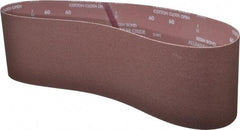 Norton - 6" Wide x 48" OAL, 60 Grit, Aluminum Oxide Abrasive Belt - Aluminum Oxide, Medium, Coated, X Weighted Cloth Backing, Series R228 - Top Tool & Supply