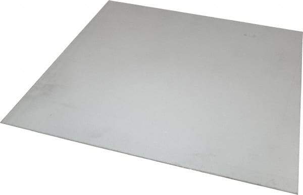 Value Collection - 0.06 Inch Thick x 12 Inch Wide x 12 Inch Long, 304 Stainless Steel Sheet - Cold Rolled, Bright Finish, #2B - Top Tool & Supply