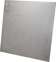 Made in USA - 0.12 Inch Thick x 12 Inch Wide x 12 Inch Long, 304 Stainless Steel Sheet - Cold Rolled, Bright Finish, #2B - Top Tool & Supply