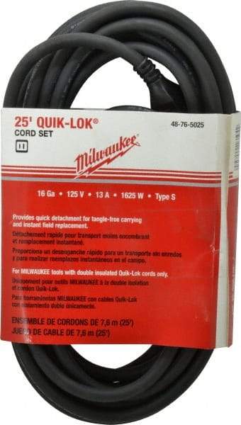 Milwaukee Tool - Power Drill Quik-Lok Cord Set - For All Magnum Drills - Top Tool & Supply