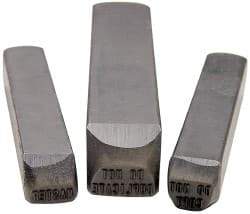 Made in USA - 1/16" Character Size, MASTER Character, Heavy Duty Individual Steel Stamp - Steel - Top Tool & Supply