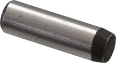 Value Collection - 3/16" Diam x 5/8" Pin Length Grade 8 Alloy Steel Standard Dowel Pin - C 50-58 Hardness, 7,200 Lb Breaking Strength, 1 Beveled & 1 Rounded End - Top Tool & Supply