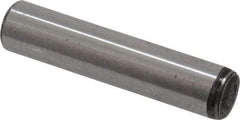 Value Collection - 3/16" Diam x 7/8" Pin Length Grade 8 Alloy Steel Standard Dowel Pin - C 50-58 Hardness, 7,200 Lb Breaking Strength, 1 Beveled & 1 Rounded End - Top Tool & Supply