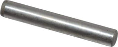 Value Collection - 3/16" Diam x 1-1/4" Pin Length Grade 8 Alloy Steel Standard Dowel Pin - C 50-58 Hardness, 7,200 Lb Breaking Strength, 1 Beveled & 1 Rounded End - Top Tool & Supply