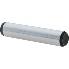 Value Collection - 1/4" Diam x 1-1/4" Pin Length Grade 8 Alloy Steel Standard Dowel Pin - C 50-58 Hardness, 12,800 Lb Breaking Strength, 1 Beveled & 1 Rounded End - Top Tool & Supply