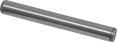 Value Collection - 1/4" Diam x 2" Pin Length Grade 8 Alloy Steel Standard Dowel Pin - C 50-58 Hardness, 12,800 Lb Breaking Strength, 1 Beveled & 1 Rounded End - Top Tool & Supply