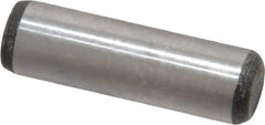 Value Collection - 3/8" Diam x 1-1/4" Pin Length Grade 8 Alloy Steel Standard Dowel Pin - C 50-58 Hardness, 28,700 Lb Breaking Strength, 1 Beveled & 1 Rounded End - Top Tool & Supply