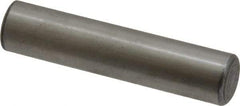 Value Collection - 7/16" Diam x 2" Pin Length Grade 8 Alloy Steel Standard Dowel Pin - C 50-58 Hardness, 39,100 Lb Breaking Strength, 1 Beveled & 1 Rounded End - Top Tool & Supply