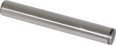 Value Collection - 1/2" Diam x 3-1/2" Pin Length Grade 8 Alloy Steel Standard Dowel Pin - C 50-58 Hardness, 51,000 Lb Breaking Strength, 1 Beveled & 1 Rounded End - Top Tool & Supply