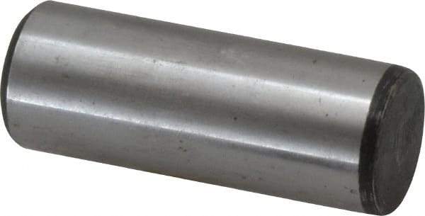 Value Collection - 3/4" Diam x 2" Pin Length Grade 8 Alloy Steel Standard Dowel Pin - C 50-58 Hardness, 114,000 Lb Breaking Strength, 1 Beveled & 1 Rounded End - Top Tool & Supply