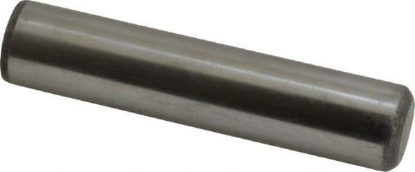 Value Collection - 3/4" Diam x 3-1/2" Pin Length Grade 8 Alloy Steel Standard Dowel Pin - C 50-58 Hardness, 114,000 Lb Breaking Strength, 1 Beveled & 1 Rounded End - Top Tool & Supply