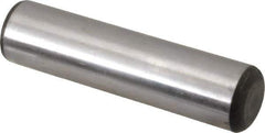 Value Collection - 7/8" Diam x 3-1/2" Pin Length Grade 8 Alloy Steel Standard Dowel Pin - C 50-58 Hardness, 156,000 Lb Breaking Strength, 1 Beveled & 1 Rounded End - Top Tool & Supply