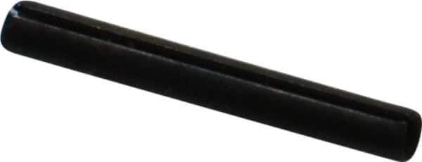 Made in USA - 1/16" Diam x 1/2" Long Slotted Spring Pin - Grade 1070-1090 Alloy Steel, Black Oxide Finish - Top Tool & Supply