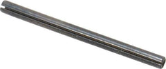 Made in USA - 1/16" Diam x 7/8" Long Slotted Spring Pin - Grade 1070-1090 Alloy Steel, Black Oxide Finish - Top Tool & Supply