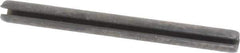 Made in USA - 1/8" Diam x 1-3/8" Long Slotted Spring Pin - Grade 1070-1090 Alloy Steel, Black Oxide Finish - Top Tool & Supply