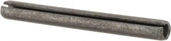 Made in USA - 3/16" Diam x 1-3/4" Long Slotted Spring Pin - Grade 1070-1090 Alloy Steel, Black Oxide Finish - Top Tool & Supply