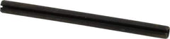 Made in USA - 3/16" Diam x 2-1/2" Long Slotted Spring Pin - Grade 1070-1090 Alloy Steel, Black Oxide Finish - Top Tool & Supply