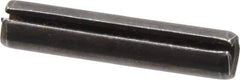 Made in USA - 1/4" Diam x 1-1/4" Long Slotted Spring Pin - Grade 1070-1090 Alloy Steel, Black Oxide Finish - Top Tool & Supply