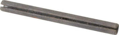 Made in USA - 1/4" Diam x 2-3/4" Long Slotted Spring Pin - Grade 1070-1090 Alloy Steel, Black Oxide Finish - Top Tool & Supply