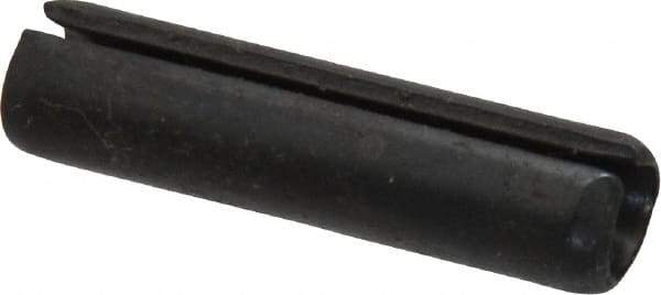 Made in USA - 5/16" Diam x 1-1/4" Long Slotted Spring Pin - Grade 1070-1090 Alloy Steel, Uncoated - Top Tool & Supply