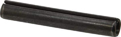 Made in USA - 5/16" Diam x 2" Long Slotted Spring Pin - Grade 1070-1090 Alloy Steel, Black Oxide Finish - Top Tool & Supply