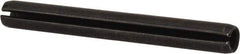 Made in USA - 5/16" Diam x 2-3/4" Long Slotted Spring Pin - Grade 1070-1090 Alloy Steel, Black Oxide Finish - Top Tool & Supply