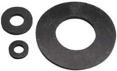 Made in USA - #12 Screw, Grade 60 Neoprene Standard Flat Washer - 0.195" ID x 9/16" OD, 0.108" Thick, Plain Finish - Top Tool & Supply