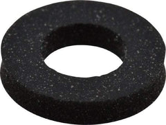 Made in USA - #8 Screw, Grade 60 Neoprene Standard Flat Washer - 0.15" ID x 0.313" OD, 0.077" Thick, Plain Finish - Top Tool & Supply