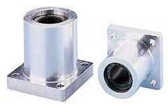 Thomson Industries - 1.004" ID, 3,500 Lb Static Load Capacity, Single Flanged Mounted Linear Bearing - Top Tool & Supply