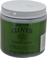 Loctite - 1 Lb Water Soluble Compound - Compound Grade Super Fine, 400 Grit, Black & Gray, Use on General Purpose - Top Tool & Supply