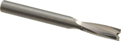 Onsrud - 1/4" Cutting Diam x 3/4" Length of Cut, 2 Flute, Upcut Spiral Router Bit - Uncoated, Right Hand Cut, Solid Carbide, 2-1/2" OAL x 1/4" Shank Diam, Double Edge, 11° Helix Angle - Top Tool & Supply