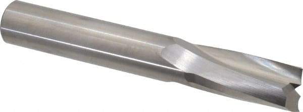 Onsrud - 1/2" Cutting Diam x 1-1/8" Length of Cut, 2 Flute, Upcut Spiral Router Bit - Uncoated, Right Hand Cut, Solid Carbide, 3-1/2" OAL x 1/2" Shank Diam, Double Edge, 11° Helix Angle - Top Tool & Supply