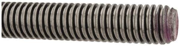 Keystone Threaded Products - 1-1/2-4 Acme, 6' Long, Low Carbon Steel General Purpose Acme Threaded Rod - Oil Finish Finish, Right Hand Thread, 2G Fit - Top Tool & Supply