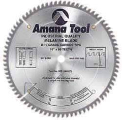 Amana Tool - 8" Diam, 5/8" Arbor Hole Diam, 64 Tooth Wet & Dry Cut Saw Blade - Carbide-Tipped, Crosscut & Cutoff Action, Standard Round Arbor - Top Tool & Supply