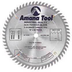 Amana Tool - 14" Diam, 1" Arbor Hole Diam, 84 Tooth Wet & Dry Cut Saw Blade - Carbide-Tipped, Standard Round Arbor - Top Tool & Supply