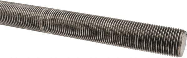 Made in USA - 3/4-16 UNF (Fine), 3' Long, Stainless Steel Threaded Rod - Right Hand Thread - Top Tool & Supply