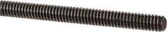 Value Collection - 1/4-20 UNC (Coarse), 3' Long, Alloy Steel Threaded Rod - Plain Finish, Right Hand Thread - Top Tool & Supply