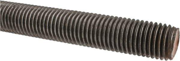 Value Collection - 1-8 UNC (Coarse), 3' Long, Alloy Steel Threaded Rod - Right Hand Thread - Top Tool & Supply