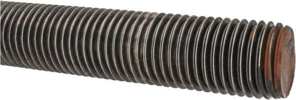 Value Collection - 1-1/4-7 UNC (Coarse), 3' Long, Alloy Steel Threaded Rod - Right Hand Thread - Top Tool & Supply