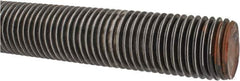 Value Collection - 1-1/4-7 UNC (Coarse), 3' Long, Alloy Steel Threaded Rod - Right Hand Thread - Top Tool & Supply