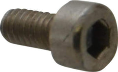 Value Collection - M2.5x0.45 Metric Coarse Hex Socket Drive, Socket Cap Screw - Grade 18-8 & Austenitic A2 Stainless Steel, Uncoated, Fully Threaded, 5mm Length Under Head - Top Tool & Supply