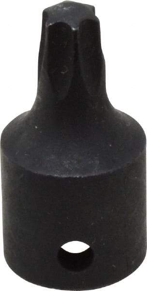 Blackhawk by Proto - 1/4" Drive, T30 Impact Torx Bit Socket - 1-3/16" OAL - Top Tool & Supply